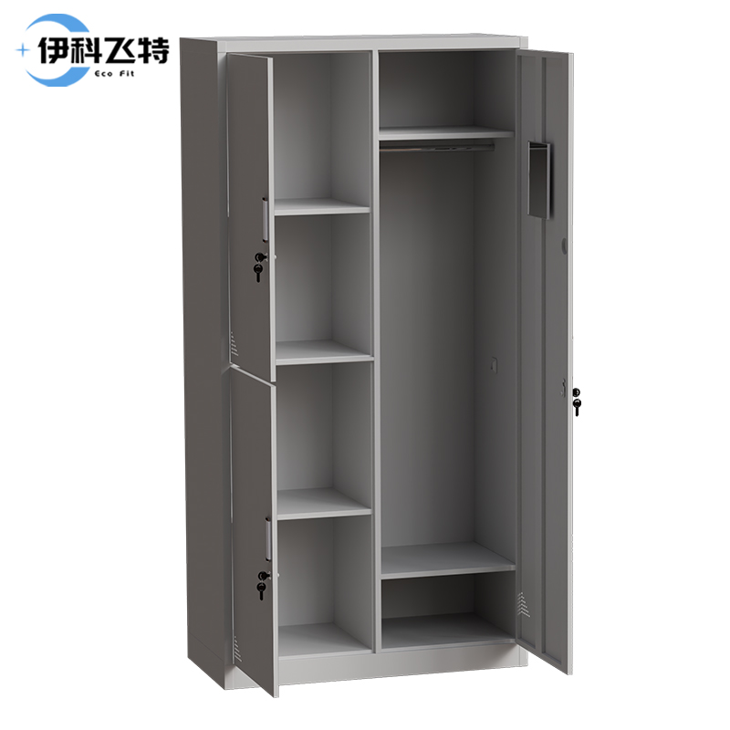 伊科飞特钢制衣柜三门900*500*1800mm台