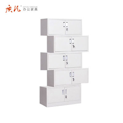 质凡分五节文件柜储物柜带锁多门柜/ZF-WJG016/850*360*1950