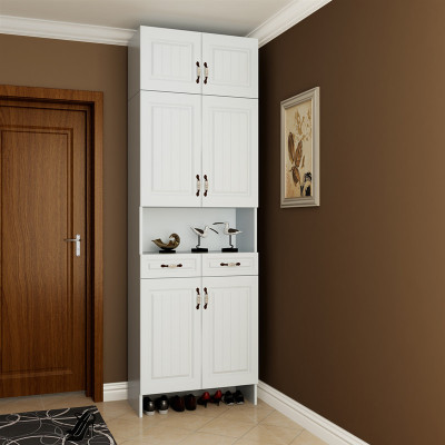 进入户鞋柜玄关柜 到顶定制整体现代简约进户简欧欧式通顶北欧定制 款