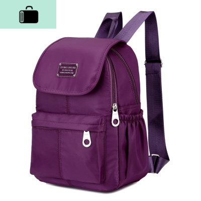 牛津布双肩妈咪包女时尚百搭防水尼龙旅游背包休闲帆布上班逛街包NEW LAKE女手包