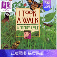 [正版] Henry Cole I Took a Walk 散步路上 英文原版 进口图书 儿童绘本 故事图画书 儿童