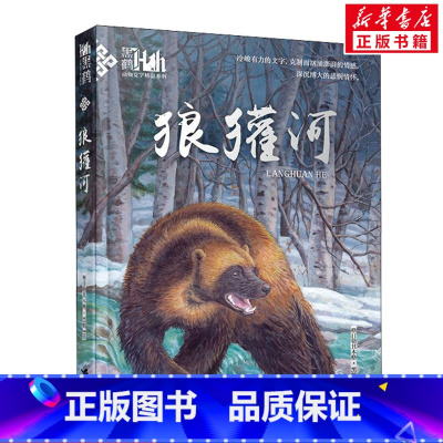 狼獾河(新版) [正版]狼獾河 接力出版社格日勒其木格黑鹤动物小说儿童6-12岁小学生一二三四五六年级课外阅读经典文学故