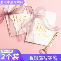 婚礼誓言卡誓词卡结婚致辞手卡宣誓卡发言卡新郎新娘婚礼致辞贺卡 灰+淡紫