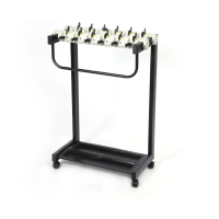 翌嘉YJ4122852 雨伞架大容量伞架商用酒店铁艺含锁雨伞收纳架 12头