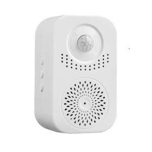 际工欢迎光临语音提示器来人进门提醒门铃感应迎宾器小喇叭进店播报器 [充电款]感应门铃语音提示器