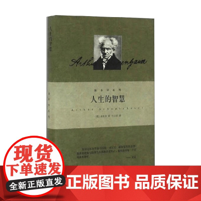 人生的智慧 叔本华系列 精装 叔本华 著 哲学