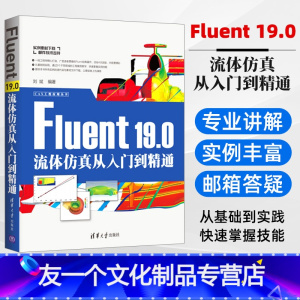 [友一个正版]清华社直供Fluent 19.0流体仿真从入门到精通 fluent19.0软件自学教程 仿真流体计算实战