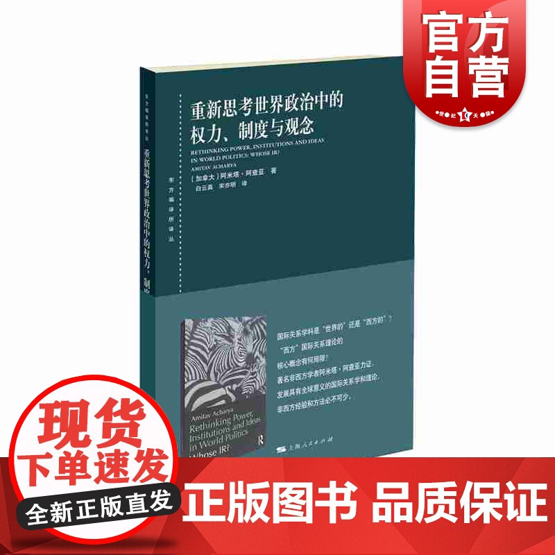 重新思考世界政治中的权力 制度与观念 阿米塔阿查亚 国际关系理论 国际政治研究 上海人民出版社