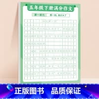 [5下 ]满分作文练字贴 [正版]满分作文练字贴小学生字帖每日一练三年级四五六年级上册下册语文同步专项训练练习簿好词好句