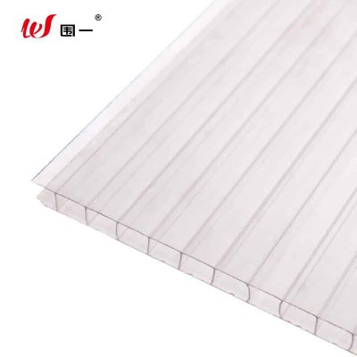 围一 多层阳光板 双层 6mm厚 平方米