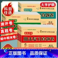 [3本套/人教版]数学试卷+口算题+计算应用题 四年级下 [正版]一年级二年级三年级四五六年级上册下册试卷测试卷全套人教
