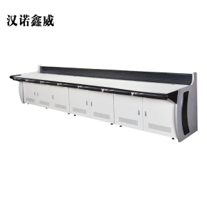 汉诺鑫威钢制简约办公桌多人操作台4250*900mm