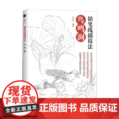 铅笔线描技法 鸟鸣涧 洋洋乐 著 绘画