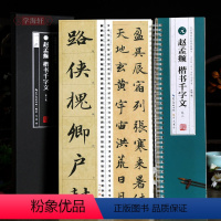 [正版]学海轩共2本赵孟頫楷书千字文临读对照名家碑帖近距离临摹卡米字格附角注放大原帖简体旁注赵体楷书毛笔书法字帖字卡入