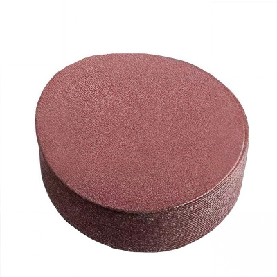 铁洋 背绒砂纸片 植绒砂纸片 5寸125mm 180目红砂 片