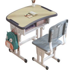 鑫环境 760*700*500桌椅套装 学习桌写字桌家用可升降男孩女孩课桌椅小学生作业桌套装