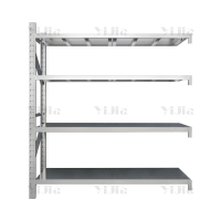 翌嘉 不锈钢货架201材质四层仓储货架 150*50*200cm/500kg副架