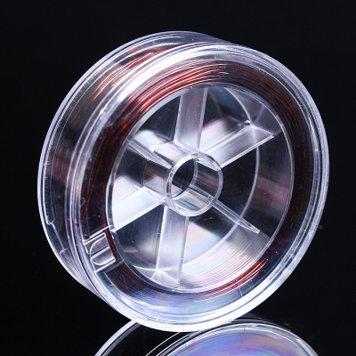 弹力线串珠线弹力绳手链线皮筋绳子文玩佛珠线-盒装咖啡色1.5mm一盒