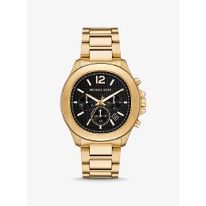 大金框手表男欧美简约商务金 tone 计时防水石英男士手表 Gold