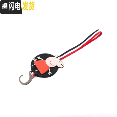 三维工匠汽车挂钩后座椅背挂钩隐藏式多功能车内用创意卡通车载可爱小挂钩 金属挂钩小猪一个