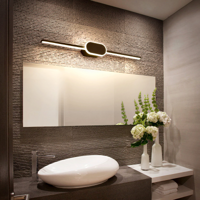 厕所卫生间专用简约现代北欧led镜前灯现代简约卫生间浴室柜化妆灯具