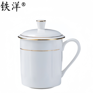 铁洋 描金凹凸景瓷杯 9cm*15cm 个