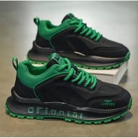 20265新款网红青少年软底休闲运动鞋设计感潮牌老爹鞋男鞋春季