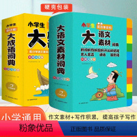 [两本套装]小学生大语文素材词典+大成语词典 小学通用 [正版]2023新版小学生多功能大语文素材词典小学作文素材积累彩