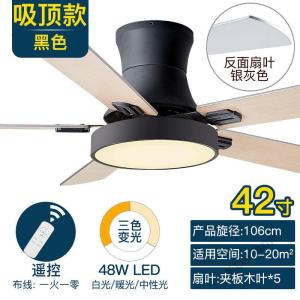 苏宁放心购 北欧吊扇灯餐厅简约风扇灯客厅卧室家用大风力电扇带风扇吊灯静音
