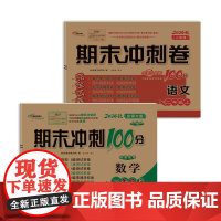 期末冲刺100分完全试卷二年级上册套装 北师数学+人教语文24秋