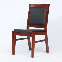 绵冠(MIANGUAN)会议办公椅实木扶手会议椅现代简约会议椅