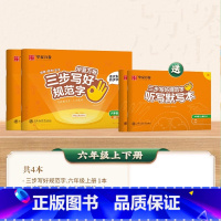 六年级上册+下册 [正版] 三步写好规范字 一年级二年级字帖三年级上册小学生语文同步练字贴四五六年级儿童描红控笔正姿横式
