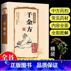 [正版]彩图精装开本千金方中医基础理论书籍大全本草纲目黄帝内经汤头歌诀中草药全图鉴中药中医调理白话文中医自学百日通中草药