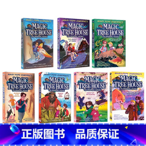 神奇树屋桥梁漫画7册合售 [正版]神奇树屋漫画版1恐龙谷历险记英文原版 Magic Tree House Graphic