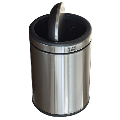 金迪乐双层圆形垃圾桶摇盖款24*24*34cm/个