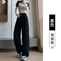 工装裤女酷飒风夏季2025新款高腰显瘦速干休闲阔腿降落伞兵运动裤