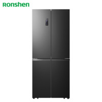 容声(Ronshen)465升 十字对开门冰箱 可嵌入四门家用电冰箱 一级能效双变频 BCD-465WD18FP