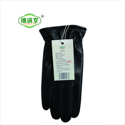 钿满堂皮手套男款L7均码/双