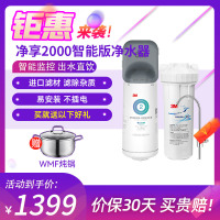 [苏宁官旗]3M厨下式家用直饮净水器净享DWS2000-CN型净水厨房自来水过滤超滤机 (约600G)