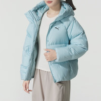 彪马(PUMA)羽绒服女装新款日常通勤连帽防风羽绒外套防寒保暖运动休闲服691045-47 ZP