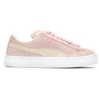 彪马(Puma)女鞋休闲板鞋经典款粉色光滑麂皮透气舒适运动鞋