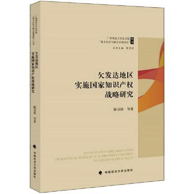 正版新书]欠发达地区实施国家知识产权战略研究陈宗波9787562094