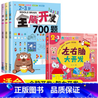 [2-3岁]全脑开发700题+左右脑智力大开发 [正版]全脑开发700题1000题逻辑思维训练书2-3-4-5-6岁幼儿