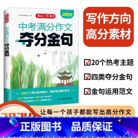 中考满分作文夺分金句 初中通用 [正版]作文中考满分作文夺分金句初中生七八九年级语文中学生考场作文满分作文示范初三高分素
