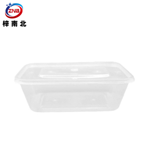 梓南北 一次性方形餐盒300套/箱 1000ml单格 箱