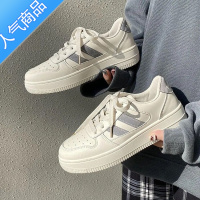 SUNTEK2021年春季新款休闲运动板鞋女学院风百搭韩系夏季厚底透气小白鞋