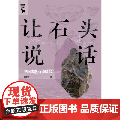 让石头说话 中国史前石器研究 陈胜前 中国人民大学出版社 研究 历史类书籍 中国文化基因的起源 考古学的视角新书考古