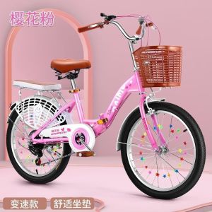 折叠自行车成年人单车24寸超轻便携通勤代步车变速女中大童学生车