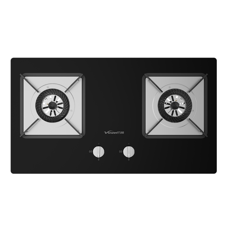 万和(Vanward) 天然气燃气灶JZT-B8L03Q大火力 4.5kW双眼灶 钢化玻璃台嵌两用一级能效 嵌入式台式灶
