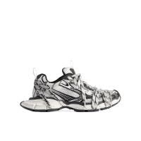 巴黎世家(Balenciaga)女跑步鞋系带做旧蕾丝反光运动休闲鞋